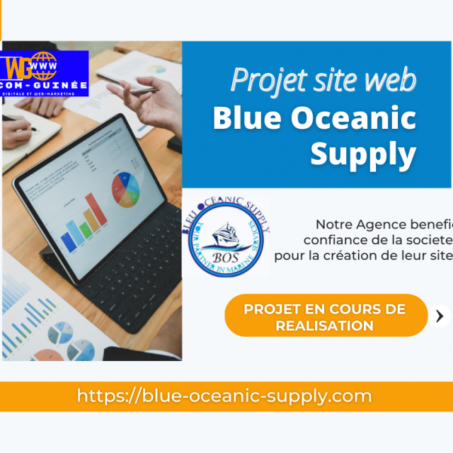 Projet de Création du site internet de Blue Oceanic Supply