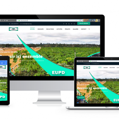 Déploiement du site web de l&rsquo;ONG EUPD