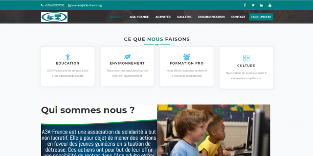 domaines d'action