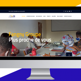 Projet de création d&rsquo;un site web pour Fangny Groupe Multiservices