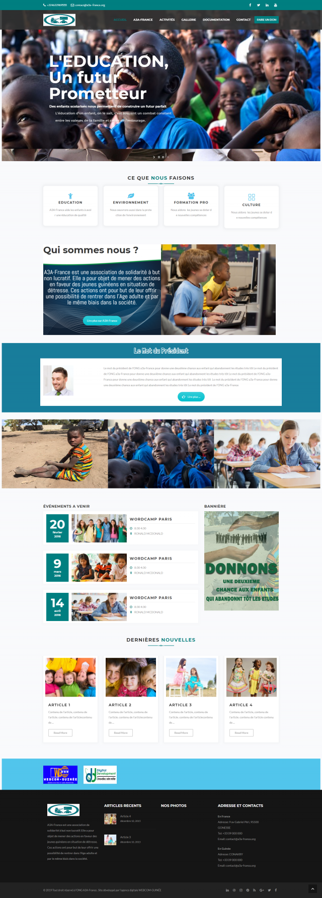 Page accueil