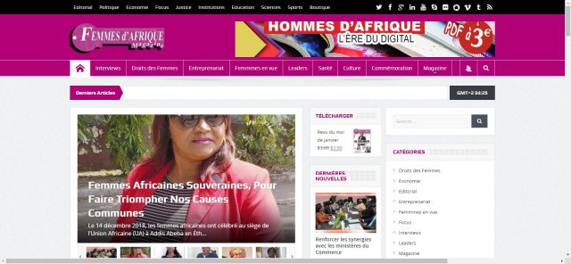 Capture du site